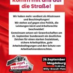 Aktionstag gegen den Sozialabbau - Kundgebung